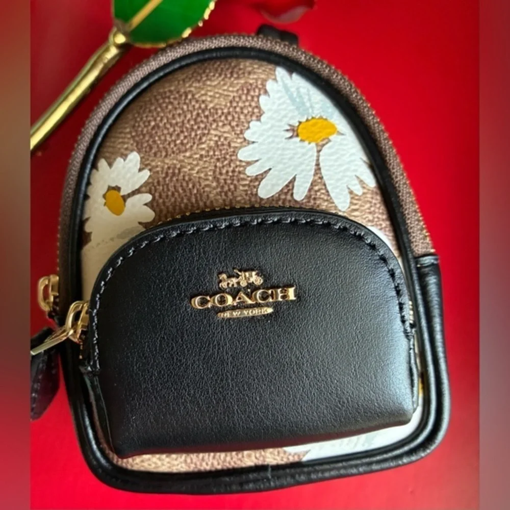coach daisy backpack black COACH, Womens, Quilted Tabby Backpack, Black, One Size : Clothing, Shoes & Jewelry Crossgrain leather Inside zip cell phone and multifunction pockets Inside laptop sleeve Zip closure recycled polyester lining Top handle with 3 drop Outside zip pocket Luggage sleeve Adjustable shoulder straps 11 3/4 (L) x 15 3/4 (H) x 4 3/4 (W) Style No. Coach daisy kyra - Gem